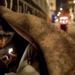 Fotografia tirada por Apu Gomes durante uma cobretura sobre a Cracolândia em São Paulo-SP