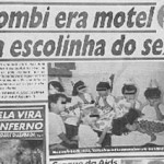 Manchete do jornal ‘Notícias Populares’