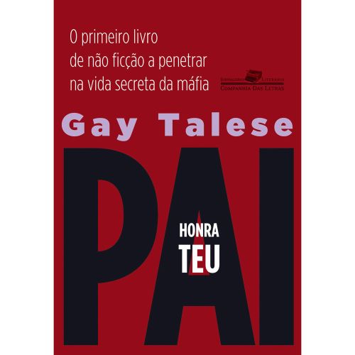 Capa do livro 'Honra teu Pai'. Foto: Divulgação