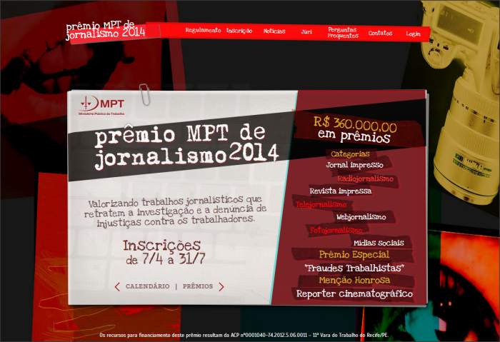 Prêmio MPT de jornalismo 2014