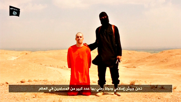 Jornalista americano James Foley, antes de ser decapitado por um dos integrantes do grupo radical Estado Islâmico (EI), no dia 19 de agosto de 2014. Foto: Reprodução.
