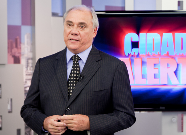 Marcelo Rezende, jornalista e apresentador do Programa Cidade Alerta.