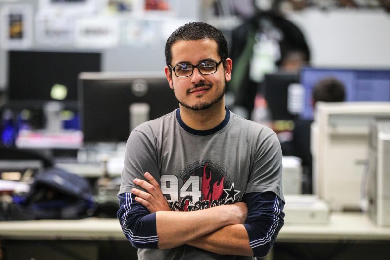 Juliano Moreira é um dos pauteiros do Jornal Agora, que faz parte do grupo Folha. Foto: Vinícius Pereira