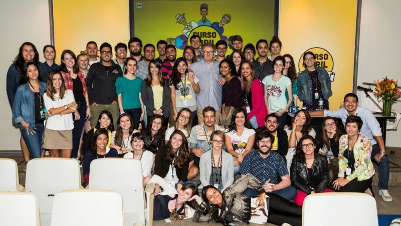 Participantes do Curso Abril de Jornalismo 2015. (Foto: Divulgação)