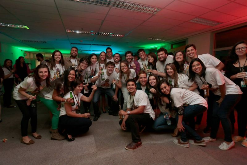 Festa de início do Curso Abril de Jornalismo 2015 (Foto: Divulgação)