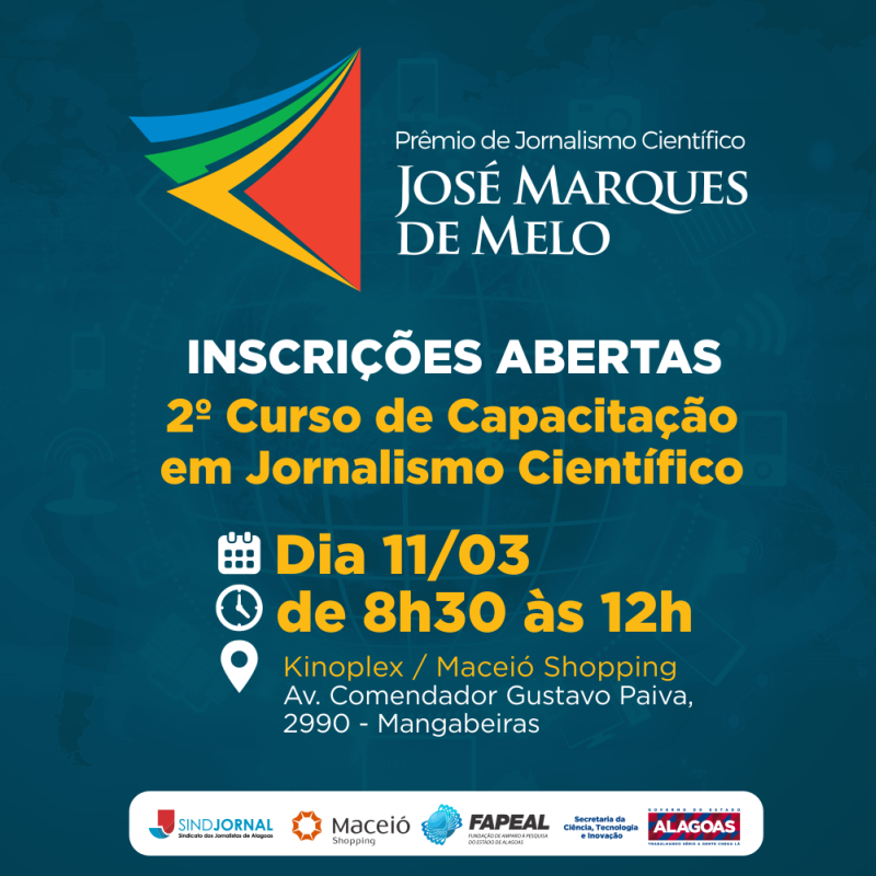 Curso de capacitação em jornalismo científico