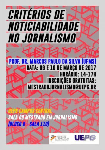 Curso sobre critérios de noticiabilidade no jornalismo